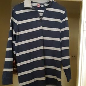 Long sleeve polo striped and  warm